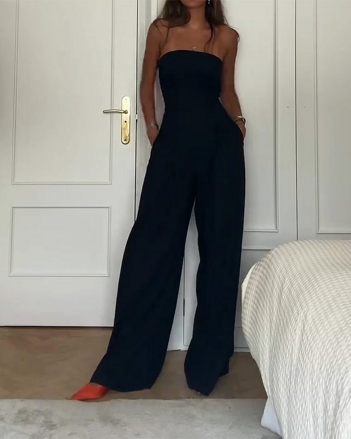 Charlotte | Elegant Strapless Jumpsuit