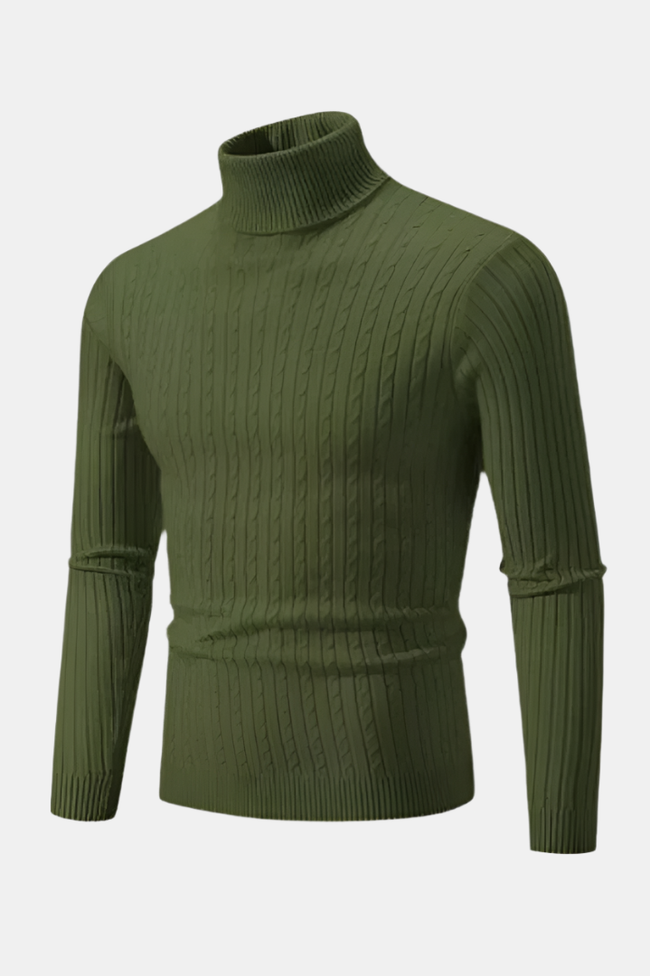 Ethan | Knitted Sweater Turtleneck