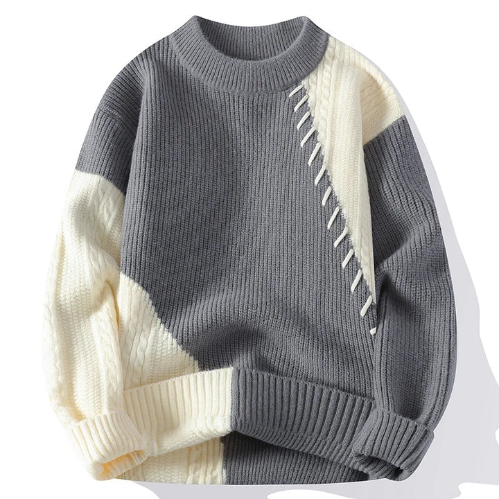 Philip | Casual Patchwork Jumper